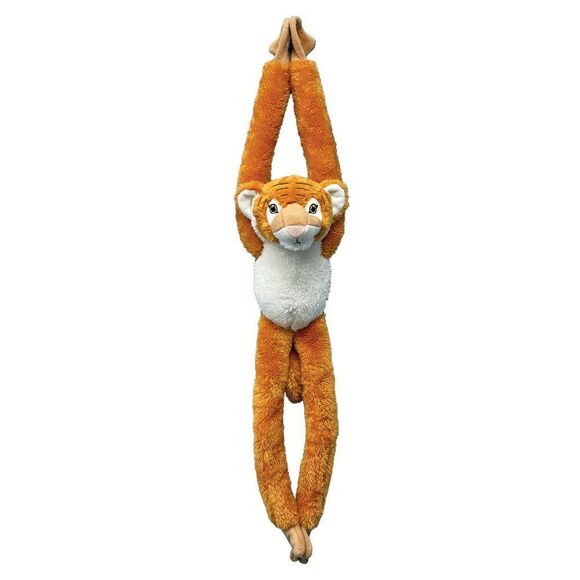 EcoBuddiez Tree Huggers - Tiger from Deluxebase. 72cm Hanging Soft Toy Made fro - Picture 1 of 2